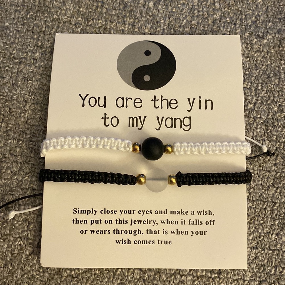 Make A Wish Bracelets - Yin/Yang  #132